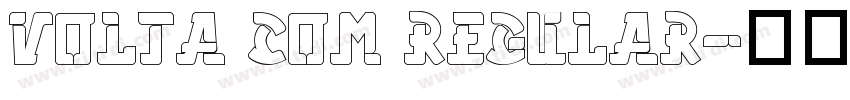 Volta Com Regular字体转换